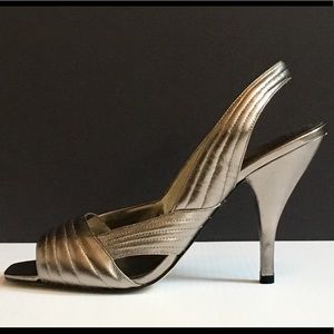 Nine West GILETTO PEWTER LEATHER 8.5